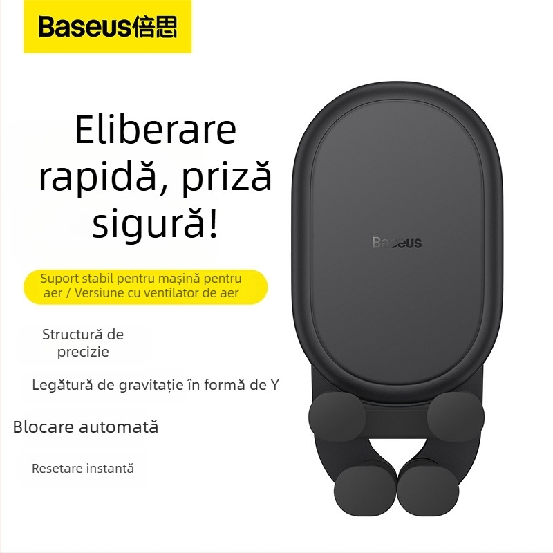 Baseus suport auto pentru telefon – suport universal cu gravitație pentru gurile de ventilație, navigație, ABS+PC