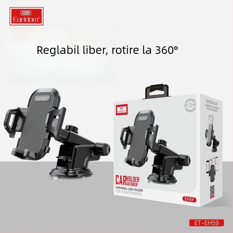 Suport auto Earldom EH59, universal pentru telefoane mobile, material plastic