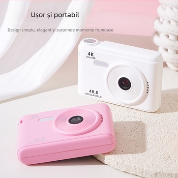 Zhishengda Cameră pentru copii Z01, LCD de 2,4 inch, 48MP, corp PC