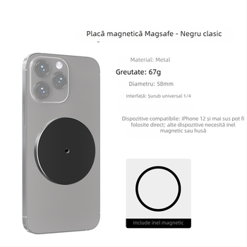 Oldshark Clip MagSafe din metal pentru telefon – Accesoriu din aliaj cu personalizare, marcă privată licențiată