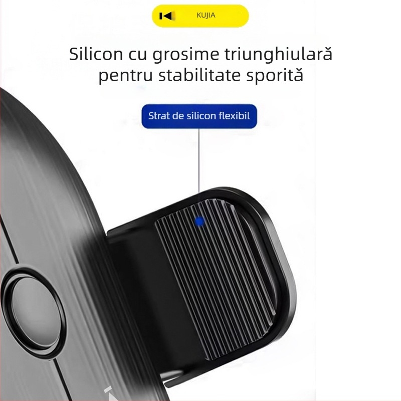 Kujia suport auto pentru telefon cu sistem antișoc gravitațional, universal, material APS