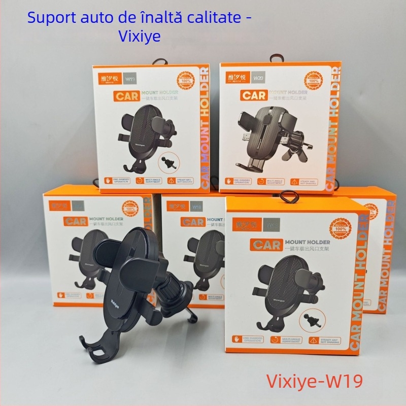 Suport auto pentru aerisire cu aspirație – suport de navigație cu legătură triunghiulară stabilă, plastic, certificat 3C 2023300907000040