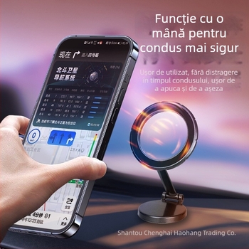 Nothing suport auto din aliaj de aluminiu, magnetic, pliabil, reglabil, suport pentru telefon pe bord