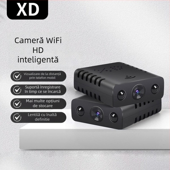 Xd Cameră inteligentă de supraveghere 1080P HD cu viziune pe timp de noapte infraroșu, acces de la distanță prin telefon mobil, stocare pe card TF, senzor 1–5 MP