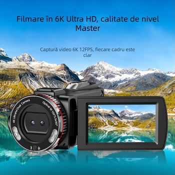HDV900 Pro Cameră de mână all-in-one – Zoom optic 21x, senzor CMOS 24MP, 1080p, ecran rotativ 270°, USB-C/HDMI, MicroSD
