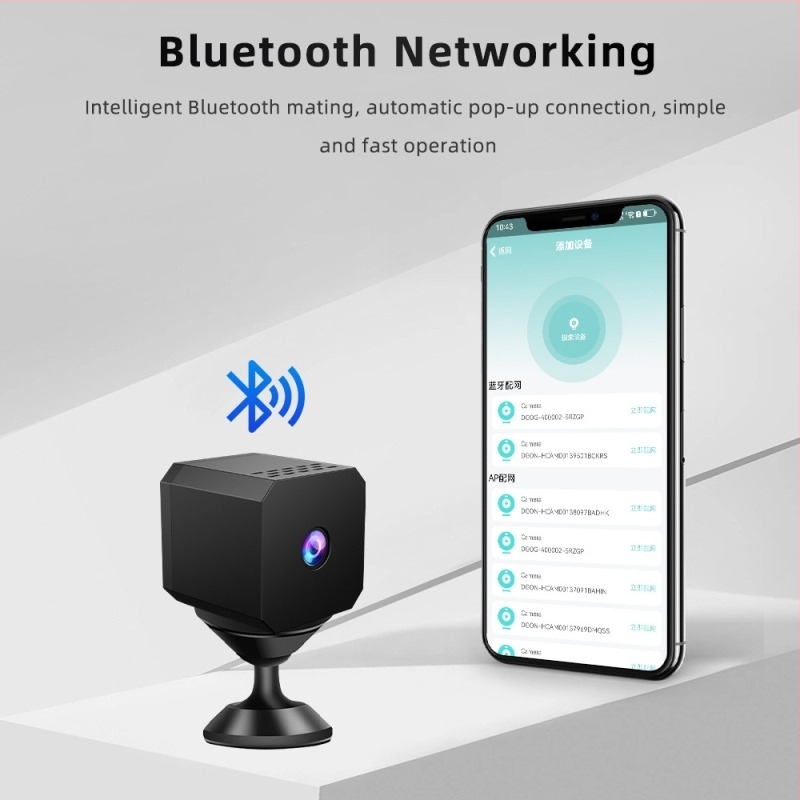 Model F1, cameră wireless WiFi cu infraroșu pentru vizionare nocturnă, înregistrare video și fotografiere, stocare pe card de memorie.