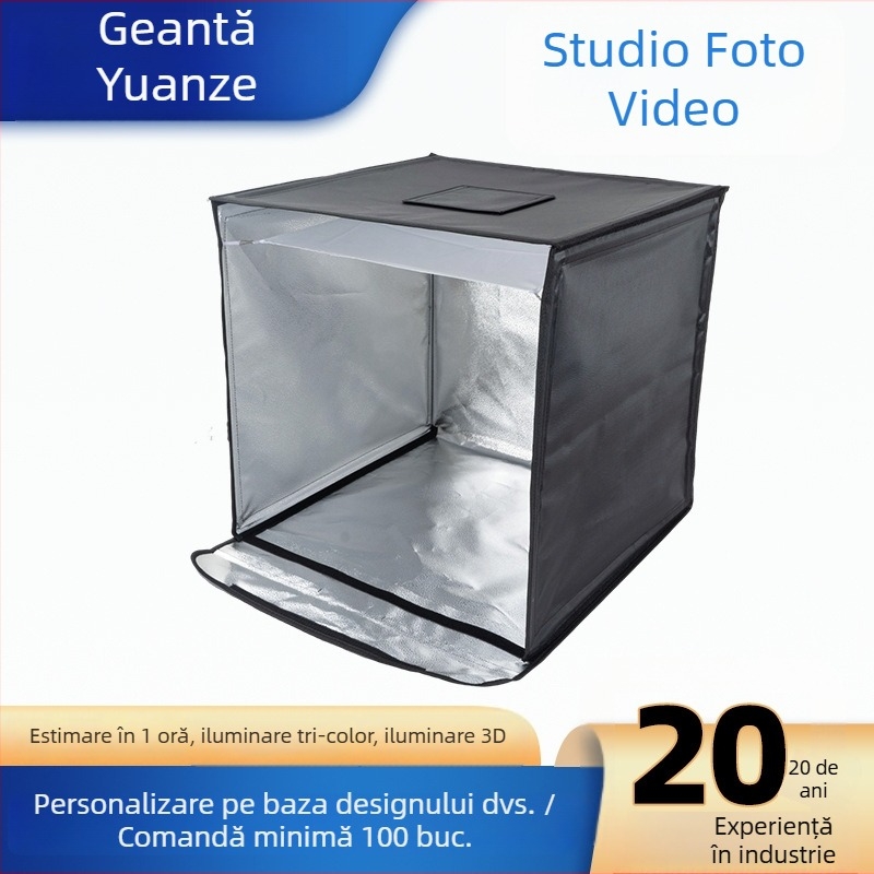 Mini Studio foto pliabil cu LED Softbox pentru natură statică