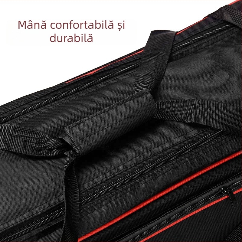 Kit de iluminat pentru studio, cu husă portabilă și carcasă de protecție pentru lumini, construcție poliester, compatibil universal, Shenniu CB-05