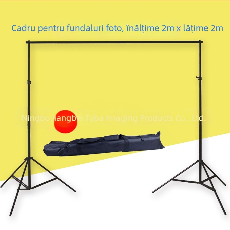 Cadru de fundal pentru fotografie – construcție din aliaj de aluminiu; potrivit pentru fotografierea produselor; model: Background frame; greutate: 2,5 kg; marcă: Tubao image