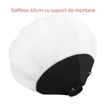 Tq Lampa cu lumină difuză - Material: fibră, 1 Ecran Difuzor, Greutate 720 g