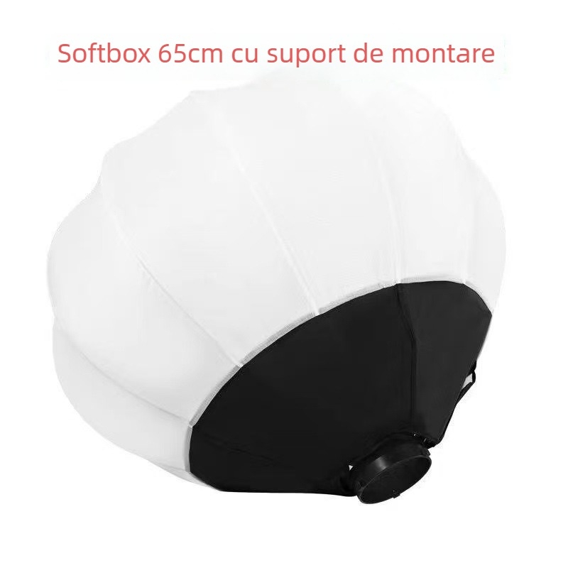 Tq Lampa cu lumină difuză - Material: fibră, 1 Ecran Difuzor, Greutate 720 g