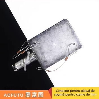 Clip pentru placă din spumă de studio cu reflector, clemă portabilă și braț fix pentru iluminare la fotografii pentru buletin