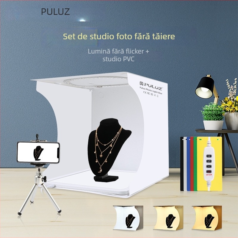 PULUZ Fat Cow Lumină inel LED pliabilă pentru studio PKT3201 PVC 1,518 kg