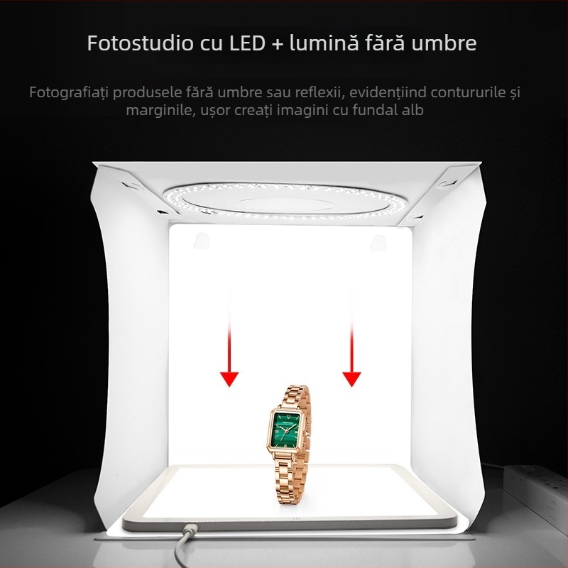 PULUZ Fat Cow Lumină inel LED pliabilă pentru studio PKT3201 PVC 1,518 kg