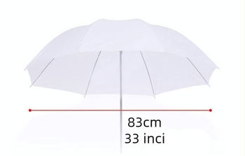 Umbrelă de studio pentru lumină difuză — interior reflectorizant, pentru portret și ședințe foto de modă