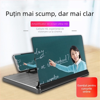 Suport lupire Ecran pentru telefon/tabletă — vizionare HD, protecția ochilor, material: mătase cu flori, stil simplu, lot Z-6, brand Neutral