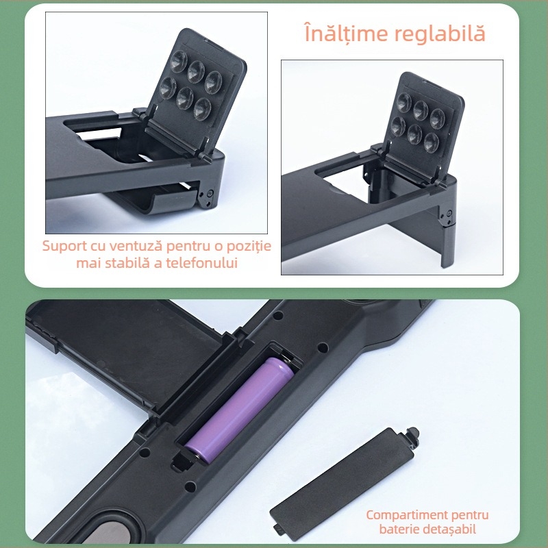 Bază de birou cu amplificator Bluetooth (Material: ABS + lentilă acrilică; Model: Bluetooth Audio Amplifier; Personalizare disponibilă; Compatibilitate: General)