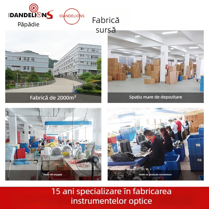 Lupa de mână BITE 9003 cu lentilă din sticlă optică