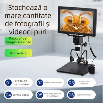 G2000 microscop digital cu ecran HD pentru reparații electronice, fără marcă