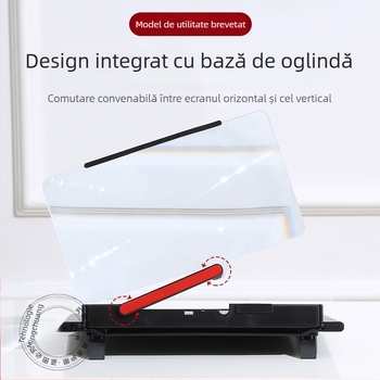 Stand pentru ecranul telefonului cu mărire - orientare orizontală/verticală reglabilă, HD anti-lumină albastră, lentilă 3D, Compatibil cu Samsung, Huawei, Apple