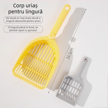 HAWoo lopată pentru nisip de pisici - Material PP, cu găuri fine, curățare ușoară, multifuncțională