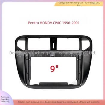 Panou de navigație Android cu ramă față pentru Honda Civic (1996–2001) – ABS+PC, kit ramă față, Suport pentru personalizare