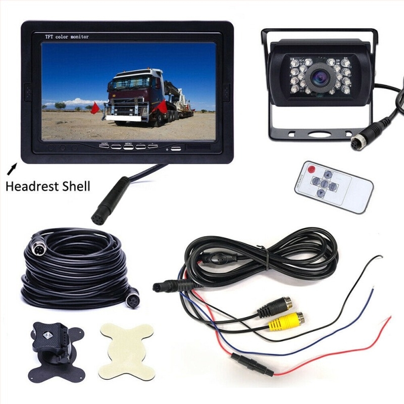 Display de recul pentru autovehicul, TFT LCD, rezoluție 800x480, intrare N/P, procesare personalizabilă