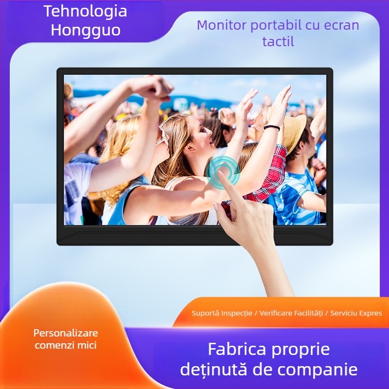 Monitor portabil cu iluminare LED, rezoluție 1280×1024, raport aspect 16:9, timp de răspuns 20 ms, interfață: Altele, pentru divertisment media