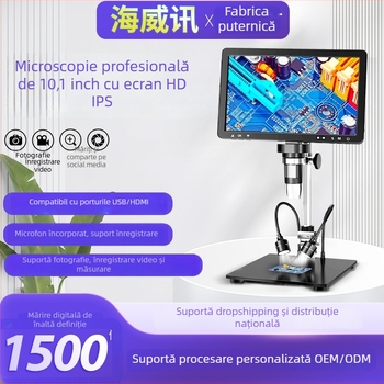 Lupa digitală de reparații cu ecran IPS, portabilă, cameră de înaltă definiție, precizie înaltă pentru reparații de telefoane mobile