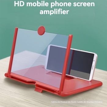 Suport pentru ecranul telefonului cu lupă 3D HD — suport de birou din plastic, brand Xin Yihan, personalizare disponibilă