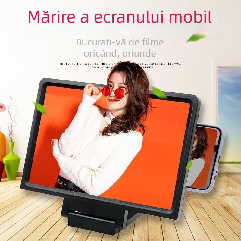 Baister F1 Lupă de ecran pentru telefon, manual, pentru lectură și vizionare recreativă