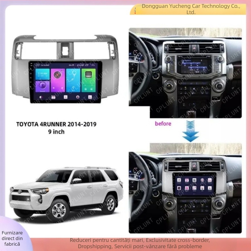 Ramă de navigație auto pentru Toyota 4Runner (Speedmaster) – ABS și PC, 2009–2018, 1 kg