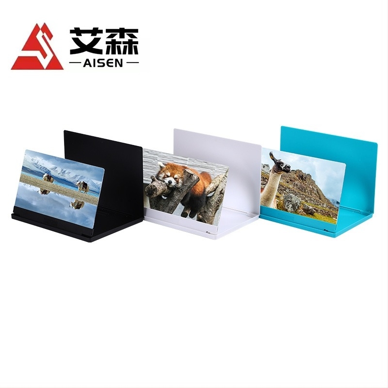 Lupa de mărire pentru ecranul telefonului cu suport – Lazy bracket, Model F9X, ABS, Compatibilitate universală