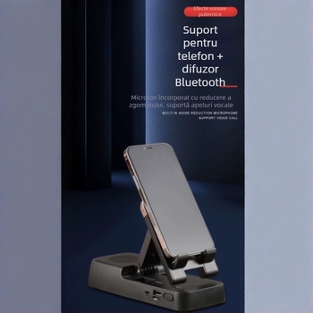 Suport de filmare de sus cu difuzor Bluetooth și suport pentru telefon – ABS plastic