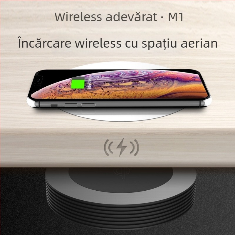 Încărcător wireless 10W cu ventilator de răcire, încărcare rapidă QC3.0, intrare 12V, ieșire 2A