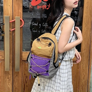 Rucsac de drumeție ultra-ușor, 20–35 L, nailon, rezistent la apă, încăpător pentru laptop de 12 inch, spate ergonomic