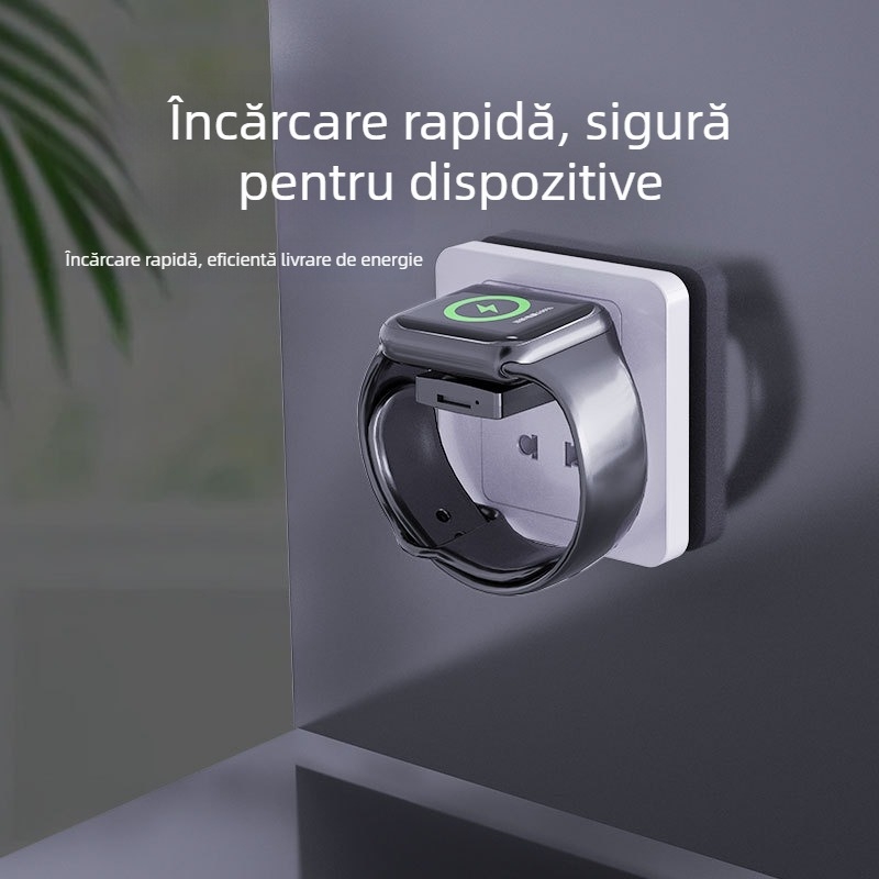 Încărcător Magnetic Wireless pentru Apple Watch, Încărcare rapidă iWatch, 2.5W ieșire, 0.25A