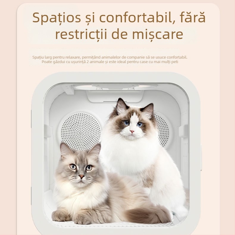 Cutie de uscare pentru animale de companie, cu motor DC, 220V, sub 1000W, model mediu-mare