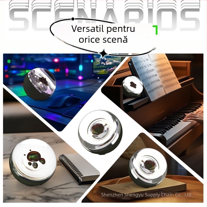 Vizualizator muzical cu ferrofluid pentru desktop — design de masă; fără control inteligent; fără funcții suplimentare