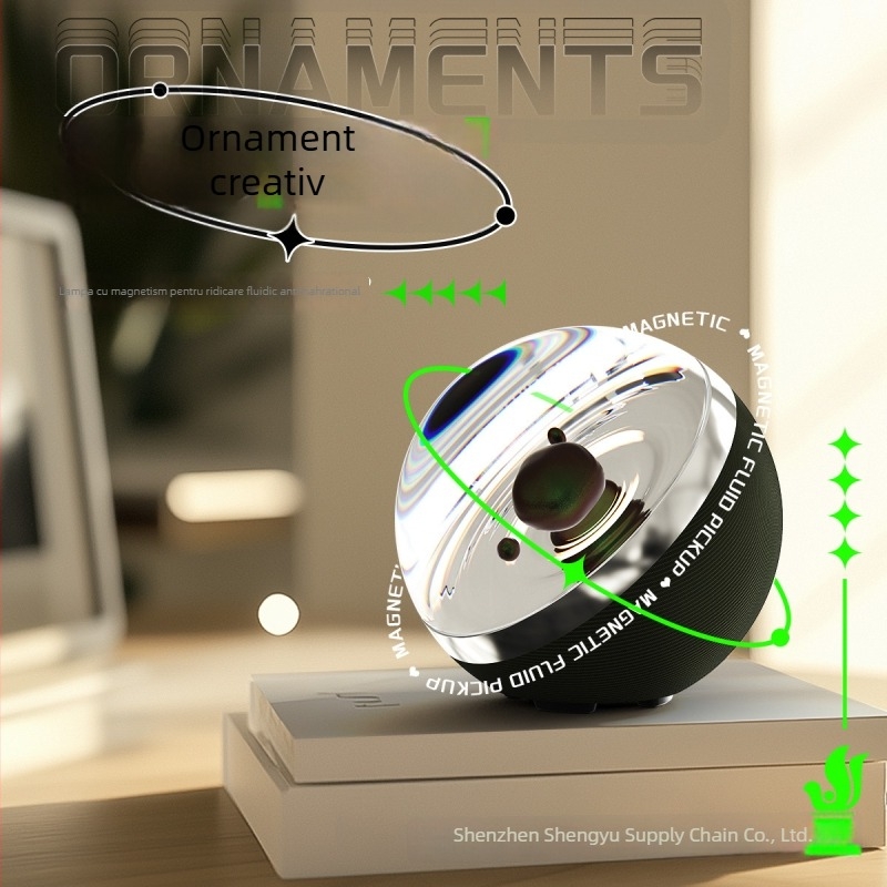 Vizualizator muzical cu ferrofluid pentru desktop — design de masă; fără control inteligent; fără funcții suplimentare