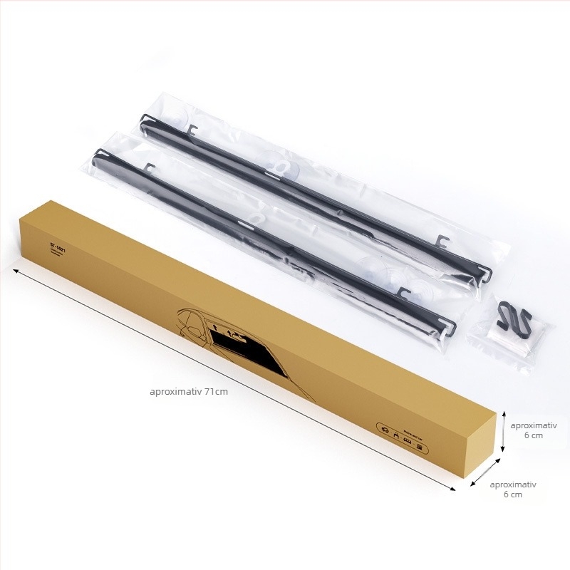 Protecție parbriz auto – PVC, montaj cu ventuză, model universal, stil simplu, model gol