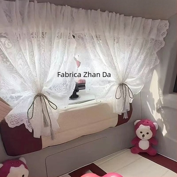 Curtină parasolară pentru tricicleta electrică Haibao, montare cu ventuze, material nețesut, tip reflexiv, cu lamele