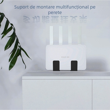 Suport de perete universal pentru laptop, router și tastatură, cu design pliabil