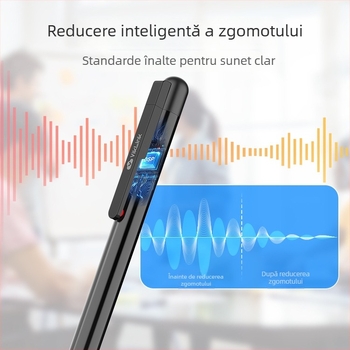 VK VR100 Stilou de înregistrare profesional HD, cu interfață Type-C, microfon încorporat cu trei direcții, 16 ore de înregistrare, MP3/WMA/WAV, carcasă din aliaj de aluminiu