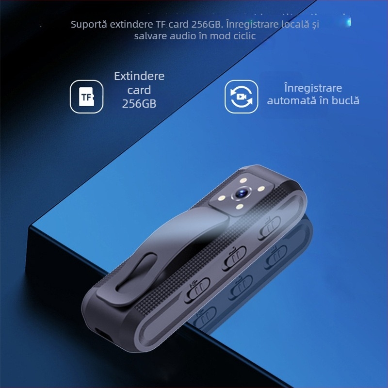 Stilou de înregistrare: recorder audio portabil profesionist cu reducere a zgomotului, trei microfoane încorporate, acoperire până la 8 m, înregistrare 5–6 ore, suport card TF