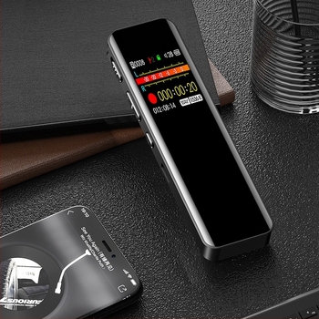 TF-52 Înregistrator vocal cu activare vocală temporizată, formate MP3/WAV, interfață USB 2.0, microfon cu condensator unidirecțional, rază de înregistrare 10 m