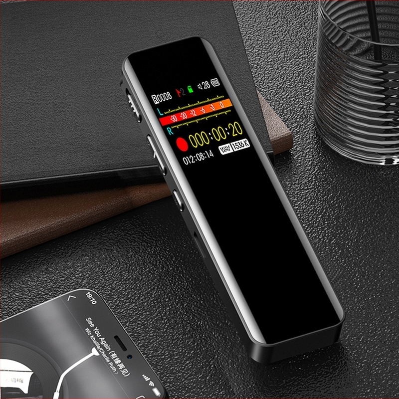 TF-52 Înregistrator vocal cu activare vocală temporizată, formate MP3/WAV, interfață USB 2.0, microfon cu condensator unidirecțional, rază de înregistrare 10 m