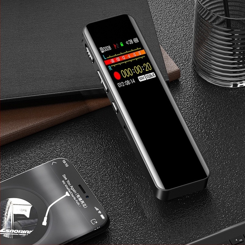 TF-52 Înregistrator vocal cu activare vocală temporizată, formate MP3/WAV, interfață USB 2.0, microfon cu condensator unidirecțional, rază de înregistrare 10 m