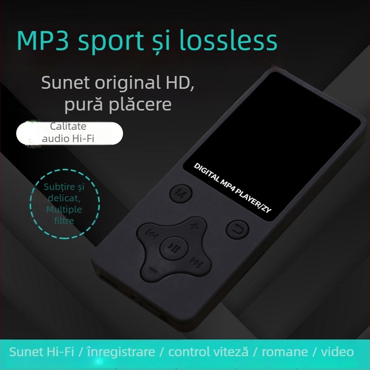 Player MP4 cu ecran HD, video AMV, audio MP3/WMA, USB 2.0, suport TF card