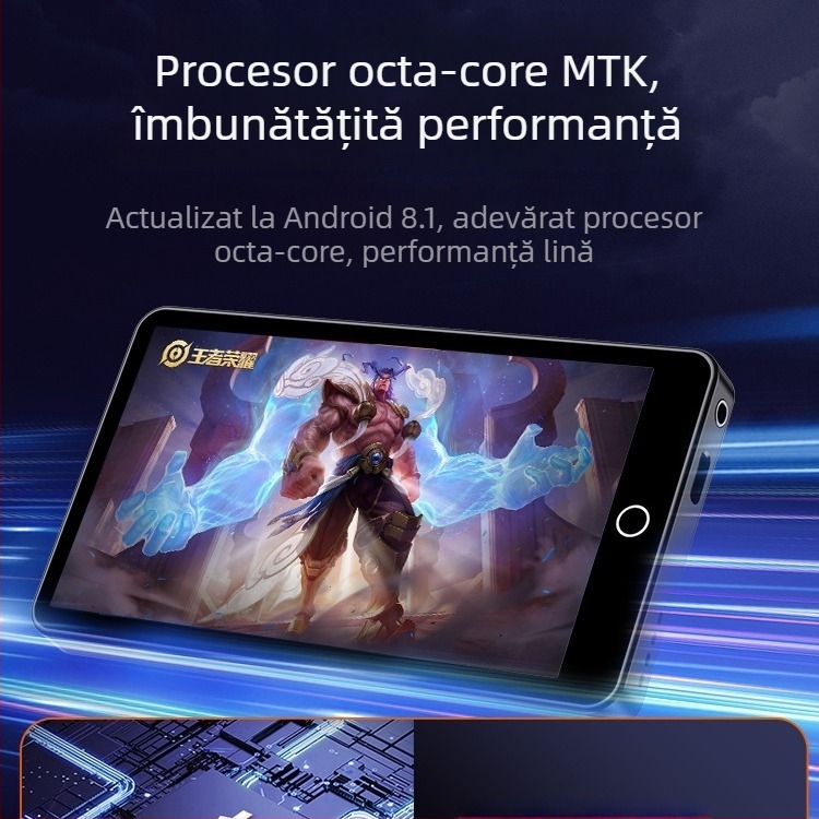 M500 Player multimedia cu WiFi, ecran HD, USB 2.0, Bluetooth și Cameră